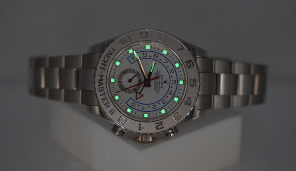 Rolex 116689 YACHTMASTER II 18K WHITE GOLD PLATINUM BEZEL RSC SERVICED 2023 - Image 11