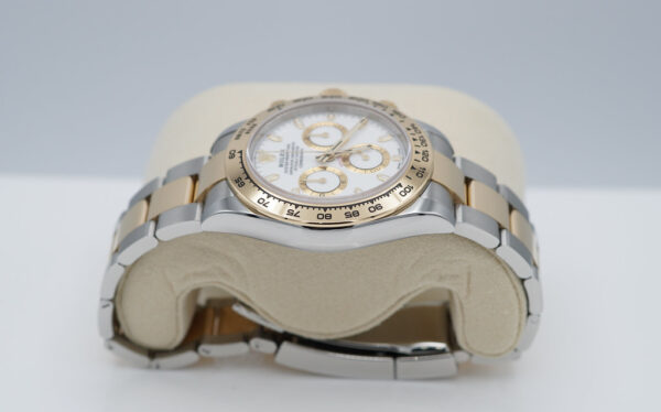 Rolex 116503 DAYTONA TWO TONE 18K YELLOW GOLD SS WHITE DIAL 2020 FULL SET - Image 3