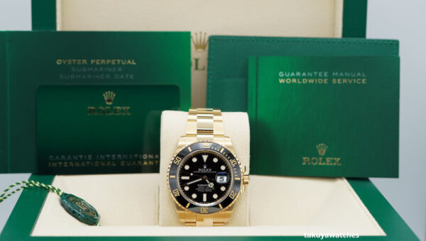 Rolex 126618LN SUBMARINER 41 YELLOW GOLD BLACK DIAL 2023 WARRANTY FULL SET - Image 2