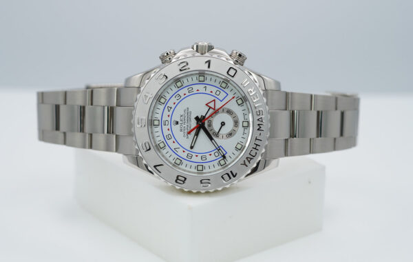 Rolex 116689 YACHTMASTER II 18K WHITE GOLD PLATINUM BEZEL RSC SERVICED 2023 - Image 10