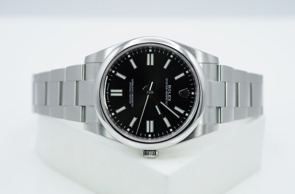 Rolex 124300 OYSTER PERPETUAL 41 BLACK DIAL 2024 WARRANTY COMPLETE SET - Image 9