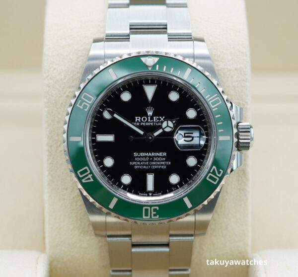 Rolex 126610LV SUBMARINER 41 GREEN MK1 BEZEL STARBUCKS 2022 WARRANTY FULL SET