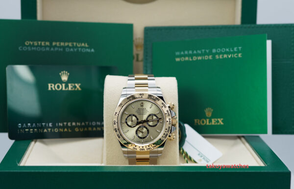 BRAND NEW Rolex 126503 DAYTONA TWO TONE GOLD STEEL CHAMPAGNE DIAL NEW MODEL FULL SET - Image 2