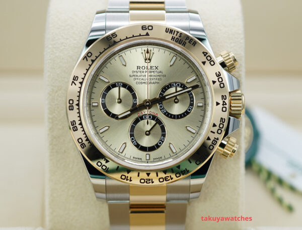 BRAND NEW Rolex 126503 DAYTONA TWO TONE GOLD STEEL CHAMPAGNE DIAL NEW MODEL FULL SET