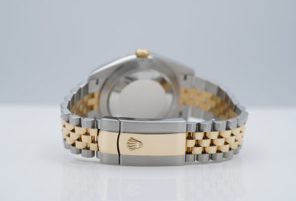 Rolex 126333 DATEJUST 41 YELLOW GOLD STEEL SILVER DIAL JUBILEE 2022 WARRANTY - Image 7
