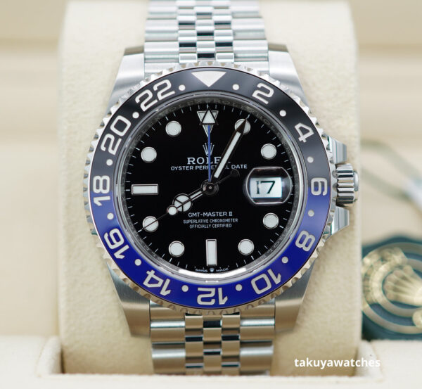 BRAND NEW Rolex 126710BLNR GMT MASTER II BLACK BLUE BEZEL JUBILEE BAND 2024 FULL SET