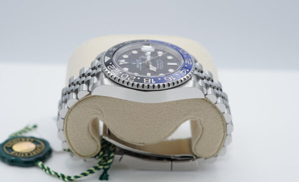 BRAND NEW Rolex 126710BLNR GMT MASTER II BLACK BLUE BEZEL JUBILEE BAND 2024 FULL SET - Image 4