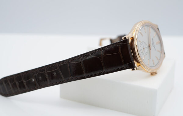 Patek PHILIPPE 6119R 18K ROSE GOLD CALATRAVA CLOUS DE PARIS 2022 FULL SET - Image 5