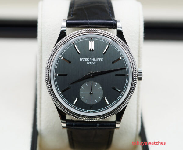 Patek PHILIPPE 6119G 18K WHITE GOLD CALATRAVA CLOUS DE PARIS 2024 FULL SET