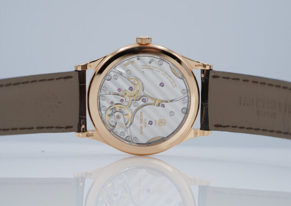 Patek PHILIPPE 6119R 18K ROSE GOLD CALATRAVA CLOUS DE PARIS 2022 FULL SET - Image 8