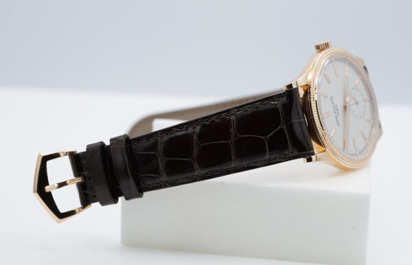 Patek PHILIPPE 6119R 18K ROSE GOLD CALATRAVA CLOUS DE PARIS 2022 FULL SET - Image 6