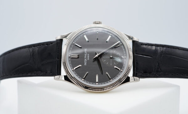 Patek PHILIPPE 6119G 18K WHITE GOLD CALATRAVA CLOUS DE PARIS 2024 FULL SET - Image 10