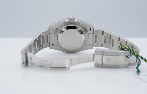 BRAND NEW Rolex 126300 DATEJUST 41 SLATE STICK DIAL OYSTER BAND 2024 COMPLETE SET - Image 8