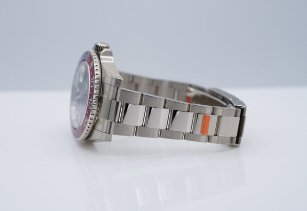 MINT Rolex 116719BLRO GMT MASTER 2 18K WHITE GOLD PEPSI BEZEL BLACK DIAL COMPLETE SET - Image 5