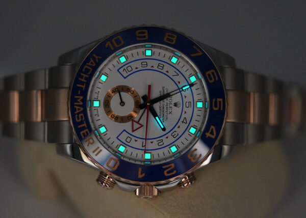 Rolex 116681 YACHTMASTER 2 ROSE GOLD STEEL RSC SERVICED WARRANTY - Image 12