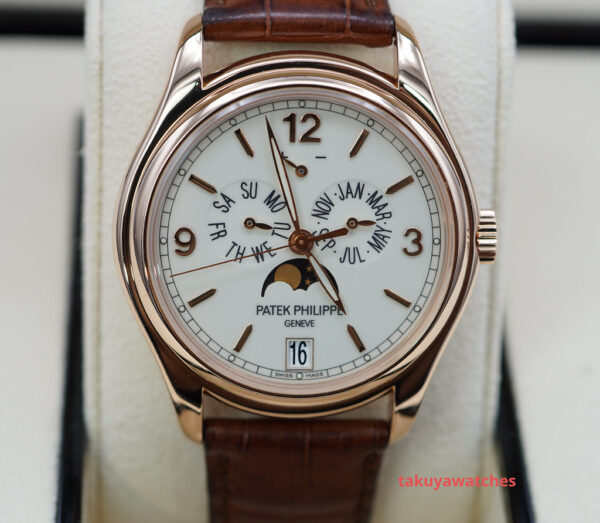 Patek PHILIPPE 5146R ANNUAL CALENDAR ROSE GOLD CREAM DIAL 2021 COMPLETE SET