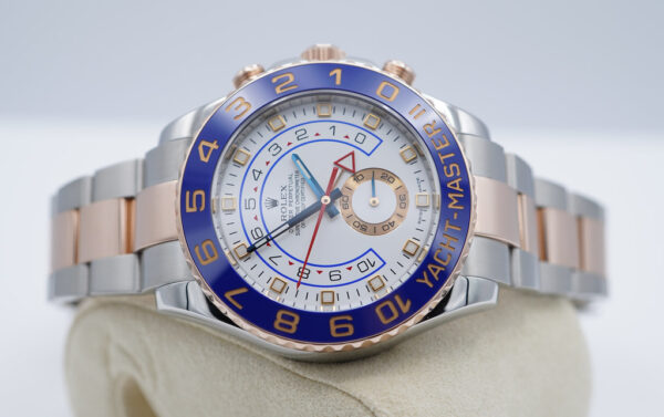 Rolex 116681 YACHTMASTER 2 ROSE GOLD STEEL RSC SERVICED WARRANTY - Image 11