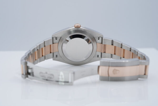Rolex 126331 DATEJUST 41 18K ROSE GOLD STEEL WIMBLEDON DIAL 2023 FULL SET - Image 8