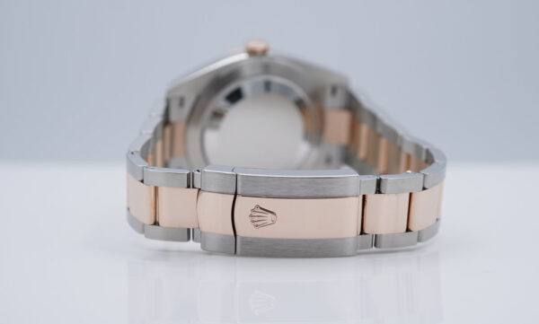 Rolex 126331 DATEJUST 41 18K ROSE GOLD STEEL WIMBLEDON DIAL 2023 FULL SET - Image 7