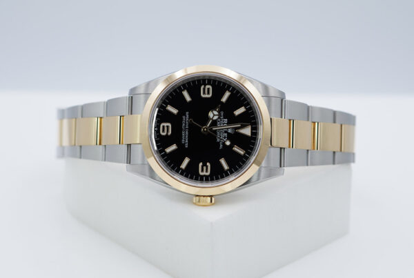 Rolex 124273 EXPLORER 18K YELLOW GOLD STAINLESS STEEL 36MM 2022 FULL SET - Image 9