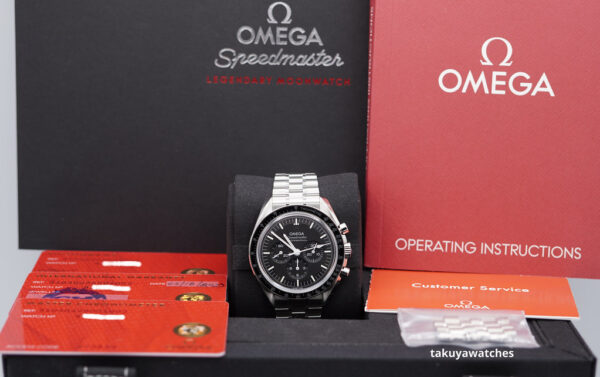 Omega SPEEDMASTER PROFESSIONAL MOONWATCH 3861 SAPPHIRE 2023 WARRANTY FULL SET - Image 2