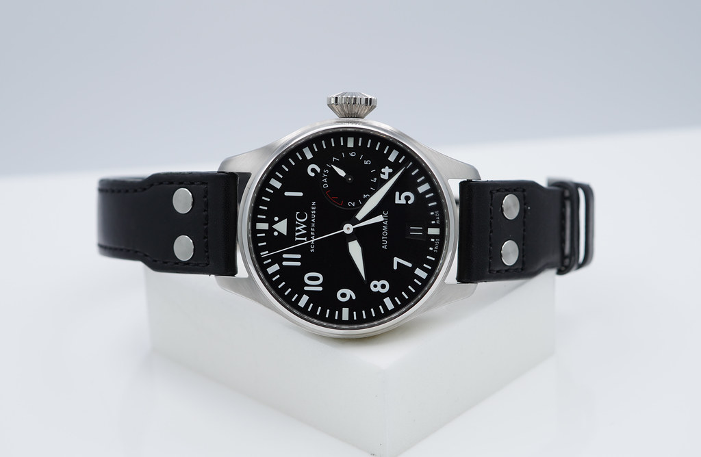 IWC BIG PILOT's WATCH STAINLESS STEEL BLACK DIAL IW501001 2022 WARRANTY ...