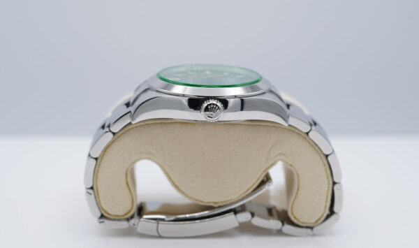 Rolex 116400GV MILGAUSS GREEN CRYSTAL Z BLUE DIAL 2019 FULL SET - Image 3