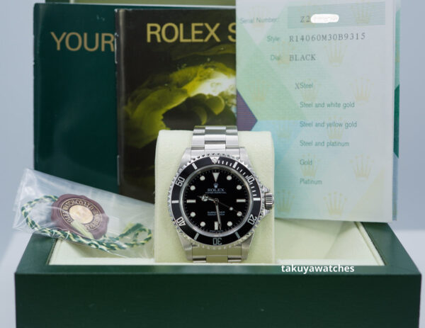 Rolex 14060M SUBMARINER NO DATE 2 LINER DIAL Z SERIAL BOXES PAPERS - Image 2