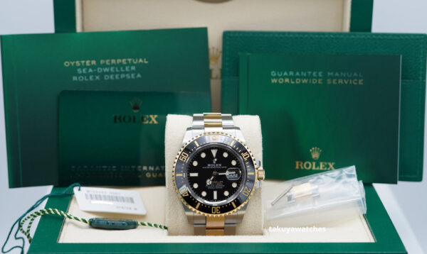 Rolex 126603 SEA-DWELLER 18K YELLOW GOLD STEEL 43MM 2022 WARRANTY FULL SET - Image 2