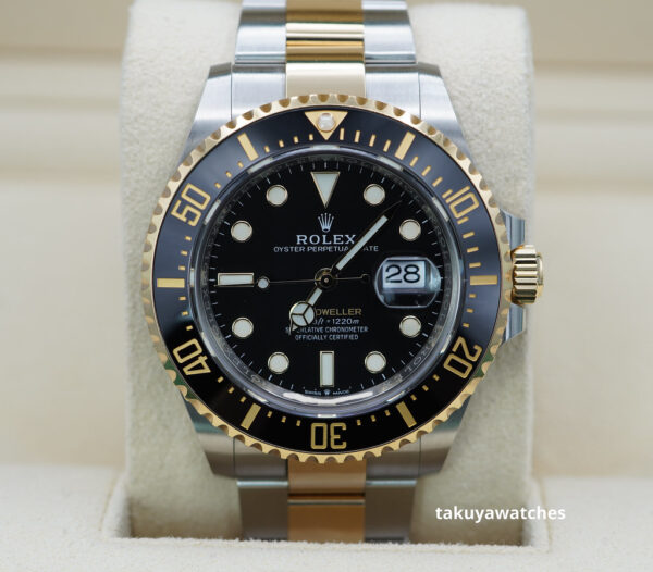 Rolex 126603 SEA-DWELLER 18K YELLOW GOLD STEEL 43MM 2022 WARRANTY FULL SET