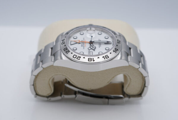 Rolex 226570 EXPLORER 2 POLAR WHITE DIAL NEW MODEL 2023 WARRANTY COMPLETE SET - Image 4