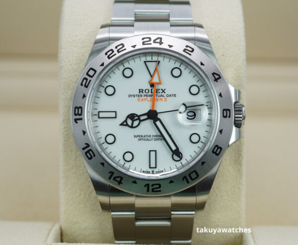 Rolex 226570 EXPLORER 2 POLAR WHITE DIAL NEW MODEL 2023 WARRANTY COMPLETE SET