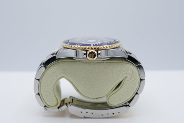 Rolex 16613LB SUBMARINER 18K YELLOW GOLD STEEL BLUE DIAL M SERIAL FULL SET - Image 3