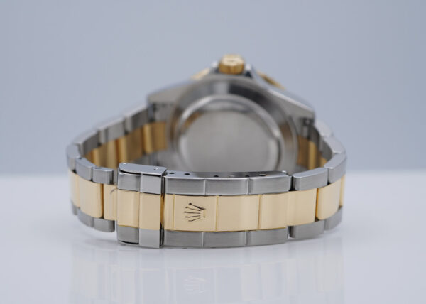 Rolex 16613LB SUBMARINER 18K YELLOW GOLD STEEL BLUE DIAL M SERIAL FULL SET - Image 7