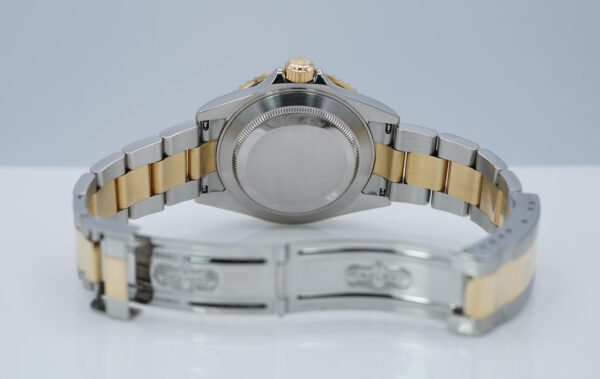 Rolex 16613LB SUBMARINER 18K YELLOW GOLD STEEL BLUE DIAL M SERIAL FULL SET - Image 8