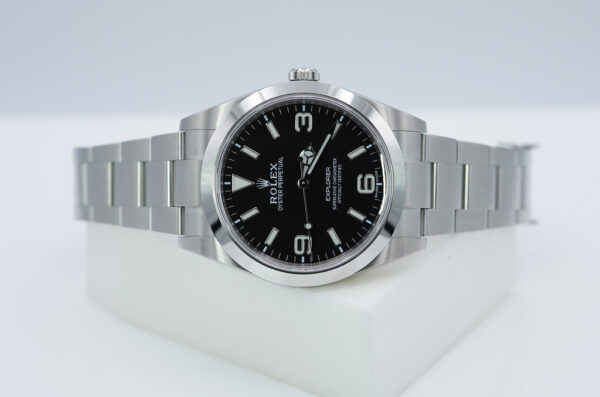 Rolex 214270 EXPLORER FULL LUME DIAL 39MM 2020 WARRANTY COMPLETE SET - Image 10