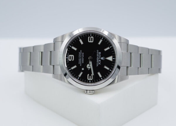 Rolex 214270 EXPLORER FULL LUME DIAL 39MM 2020 WARRANTY COMPLETE SET - Image 9