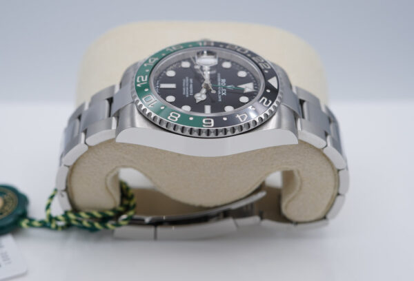 NEW Rolex 126720VTNR GMT MASTER 2 LEFTY SPRITE GREEN BLACK BEZEL OYSTER FULL SET - Image 4