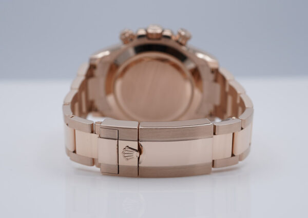 Rolex 116505 DAYTONA ROSE GOLD SUNDUST BAGUETTE DIAMONDS DIAL 2022 FULL SET - Image 7