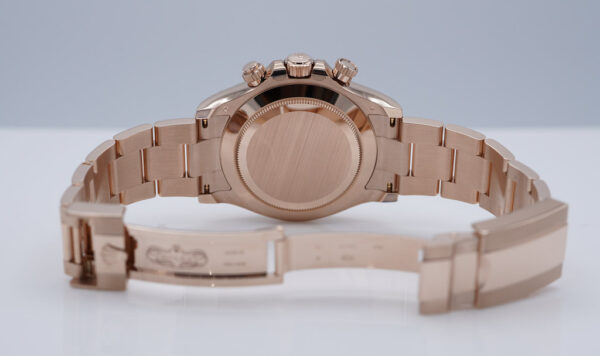 Rolex 116505 DAYTONA ROSE GOLD SUNDUST BAGUETTE DIAMONDS DIAL 2022 FULL SET - Image 8
