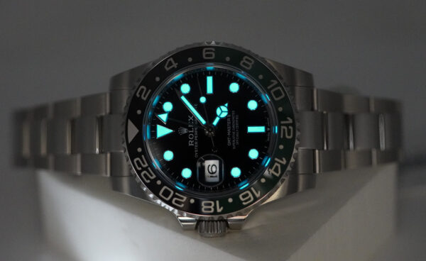 NEW Rolex 126720VTNR GMT MASTER 2 LEFTY SPRITE GREEN BLACK BEZEL OYSTER FULL SET - Image 11