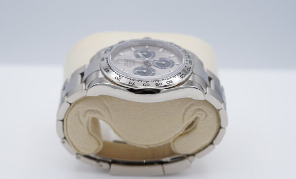 Rolex 116509 COSMOGRAPH DAYTONA WHITE GOLD SILVER DIAL 2022 WARRANTY FULL SET - Image 4