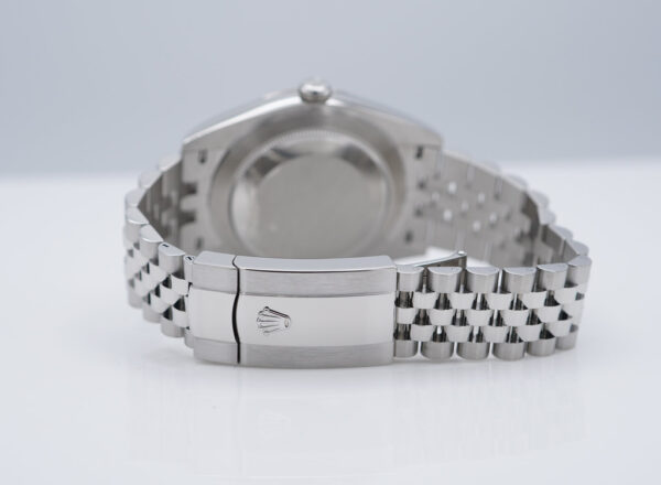 Rolex 126334 DATEJUST 41 FLUTED BEZEL BLACK STICK DIAL JUBILEE 2023 FULL SET - Image 7