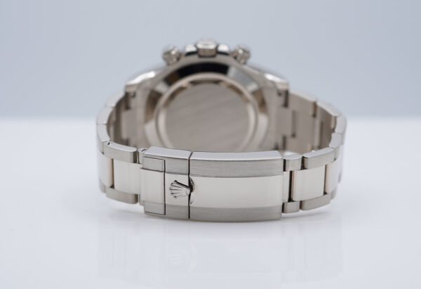 Rolex 116509 COSMOGRAPH DAYTONA WHITE GOLD SILVER DIAL 2022 WARRANTY FULL SET - Image 7