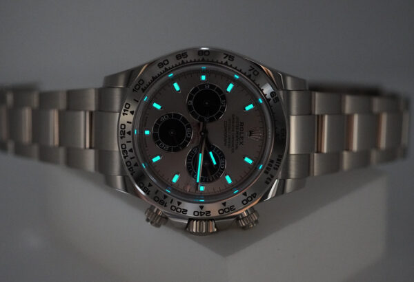 Rolex 116509 COSMOGRAPH DAYTONA WHITE GOLD SILVER DIAL 2022 WARRANTY FULL SET - Image 11
