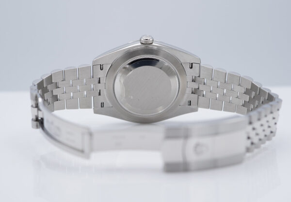 Rolex 126334 DATEJUST 41 FLUTED BEZEL BLACK STICK DIAL JUBILEE 2023 FULL SET - Image 8