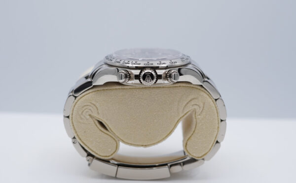 Rolex 116509 COSMOGRAPH DAYTONA WHITE GOLD SILVER DIAL 2022 WARRANTY FULL SET - Image 3