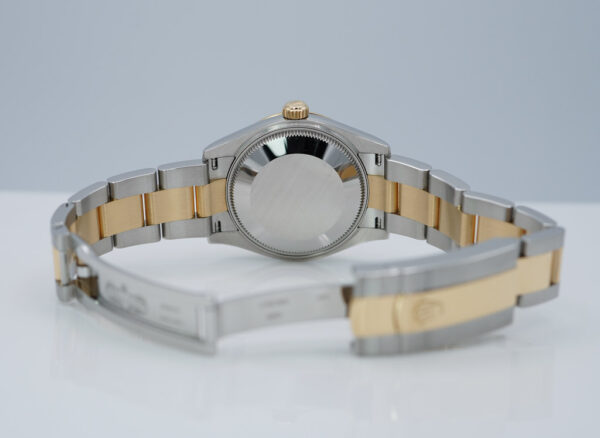 Rolex 278273 DATEJUST 31 YELLOW GOLD STEEL SILVER VI DIAMOND DIAL FULL SET - Image 8