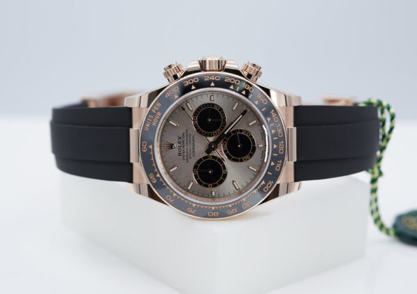 Rolex 126515LN DAYTONA ROSE GOLD SUNDUST OYSTERFLEX NEW MODEL 2024 FULL SET - Image 10
