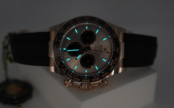 Rolex 126515LN DAYTONA ROSE GOLD SUNDUST OYSTERFLEX NEW MODEL 2024 FULL SET - Image 11